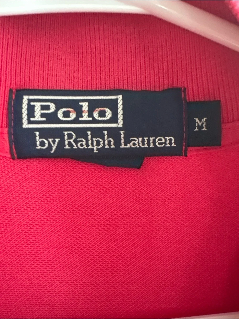 Polo by Ralph Lauren Men's Pink Classic Polo Shirt Medium